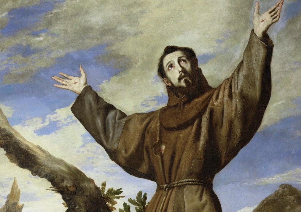 Jusepe de Ribera – St Francis of Assisi (c1182-1220) 1642 – (MeisterDrucke-111093) 2